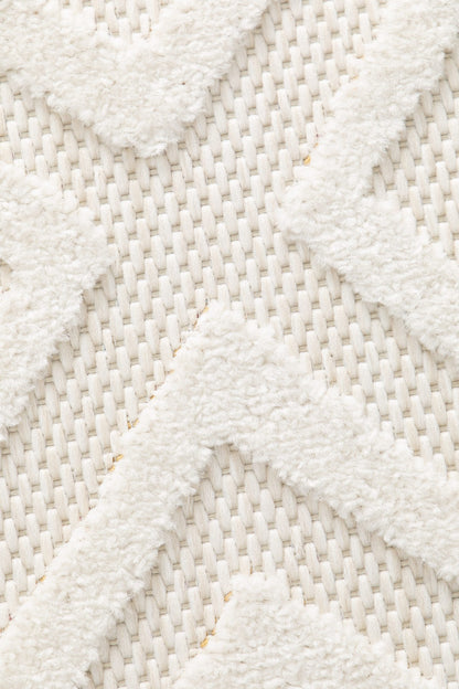 Mambo Diamond Trellis Ivory - ZM