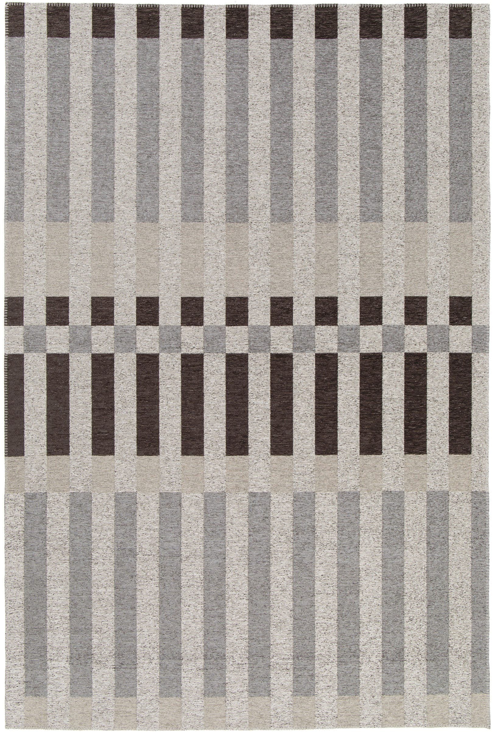 Chloe Banded Stripe Charcoal