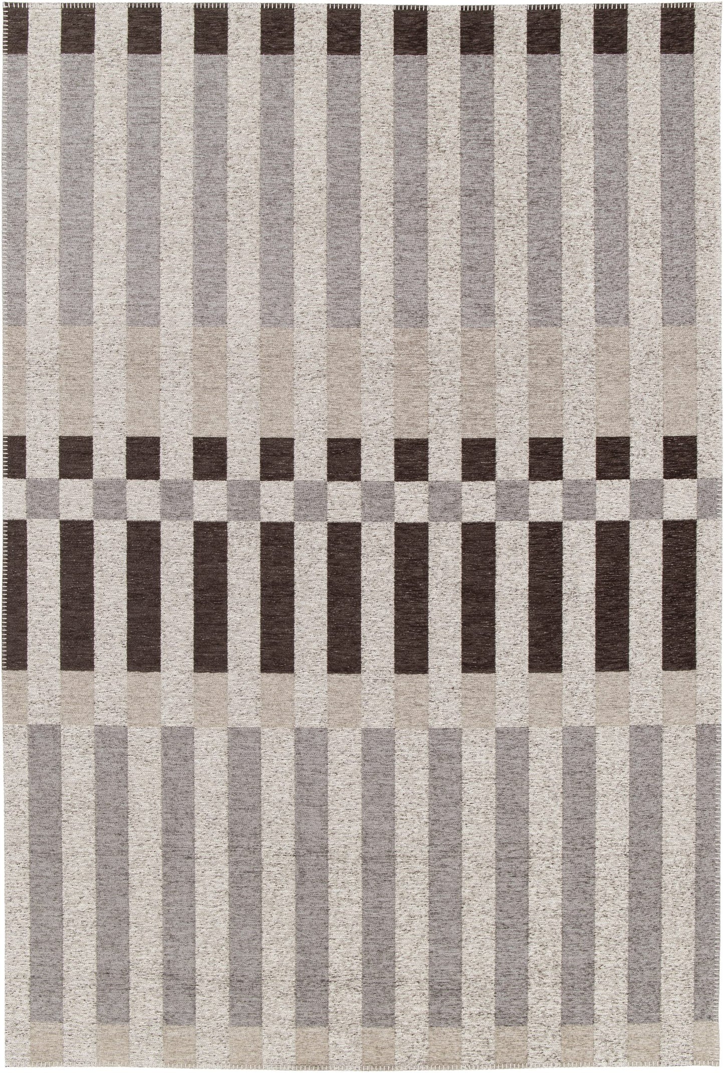 Chloe Banded Stripe Charcoal - TS