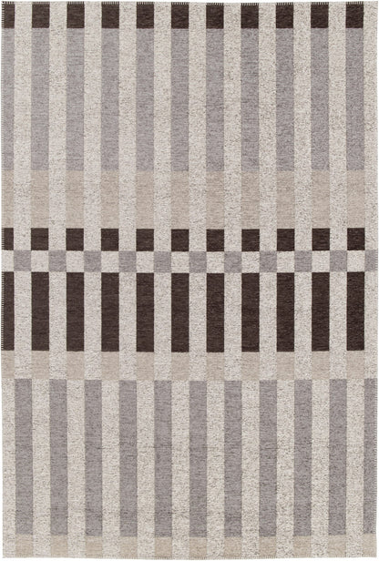 Chloe Banded Stripe Charcoal - TS