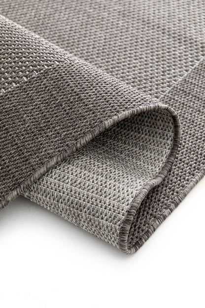 Grace Wide Border Charcoal - ZM