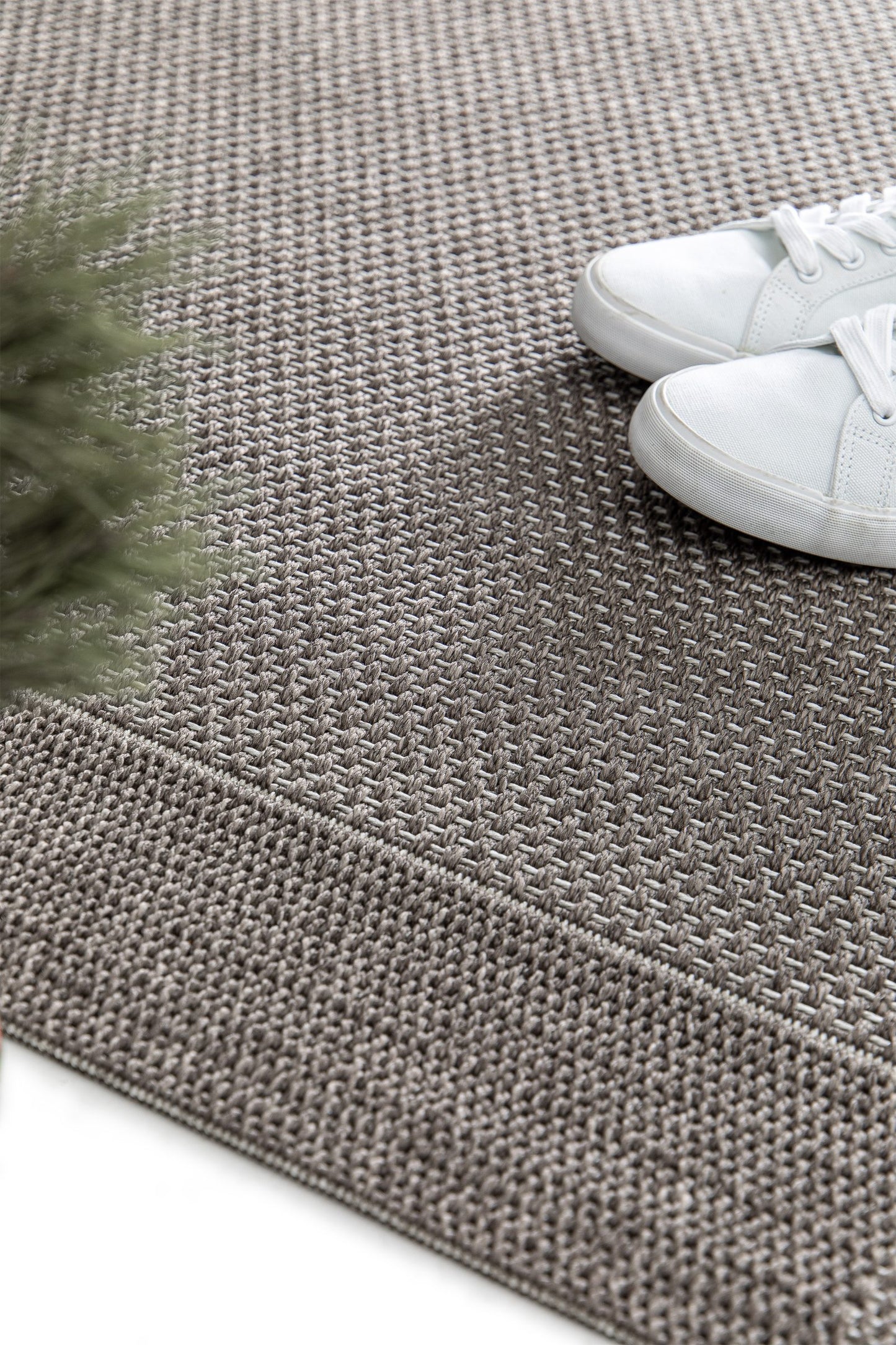 Grace Wide Border Charcoal - ZM