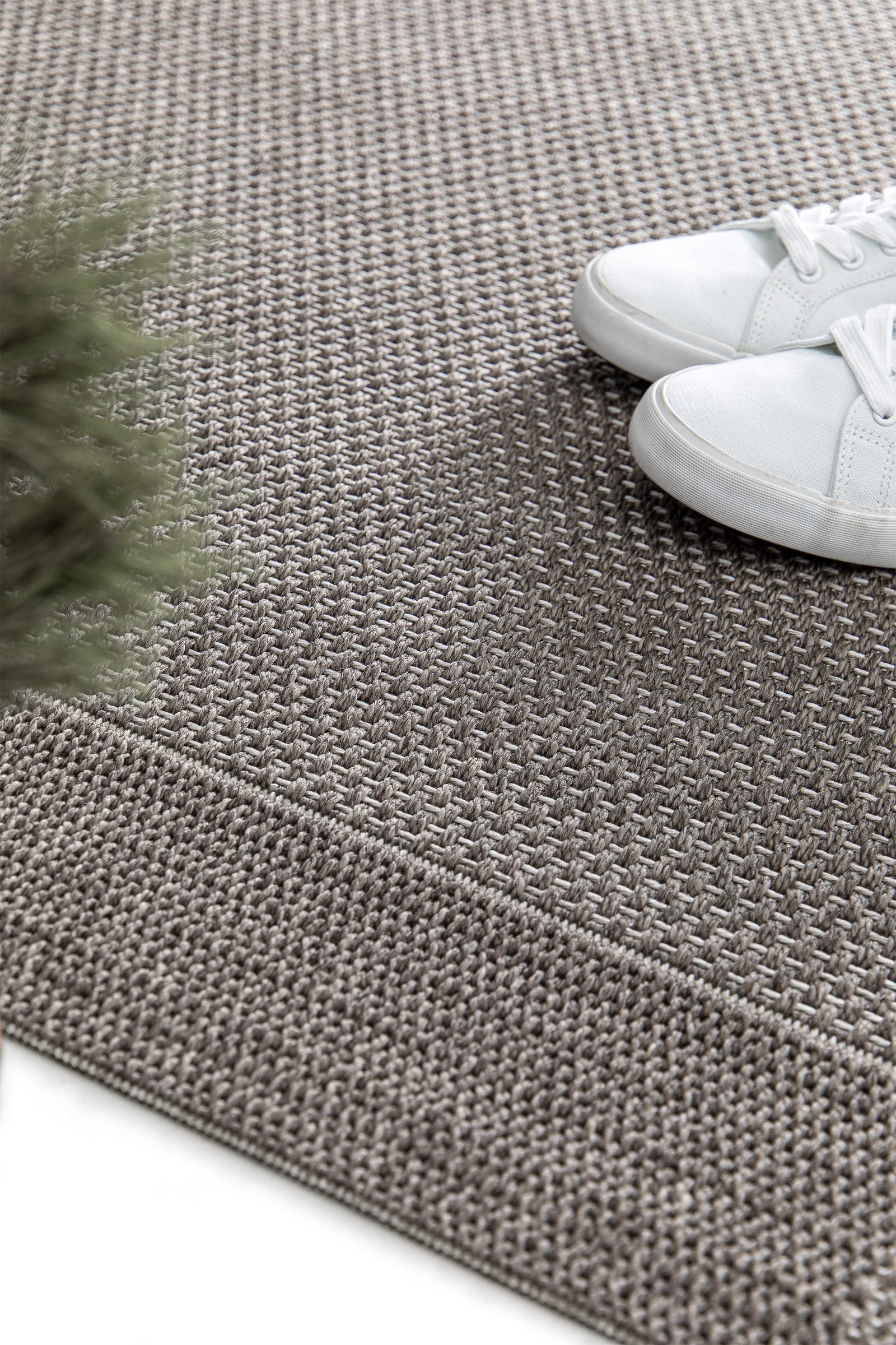 Grace Wide Border Charcoal - ZM