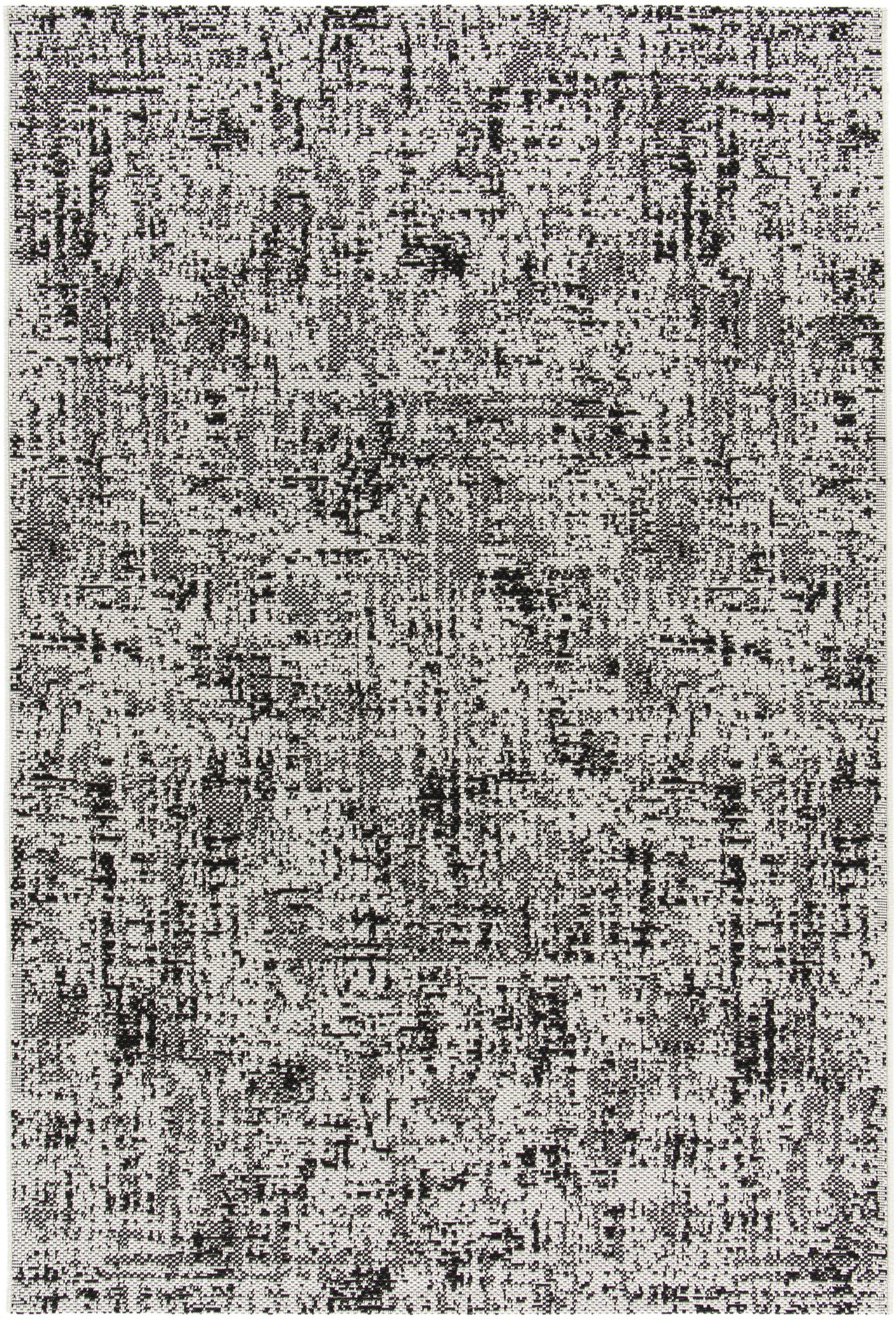 Grace Distressed Abstract Monochrome
