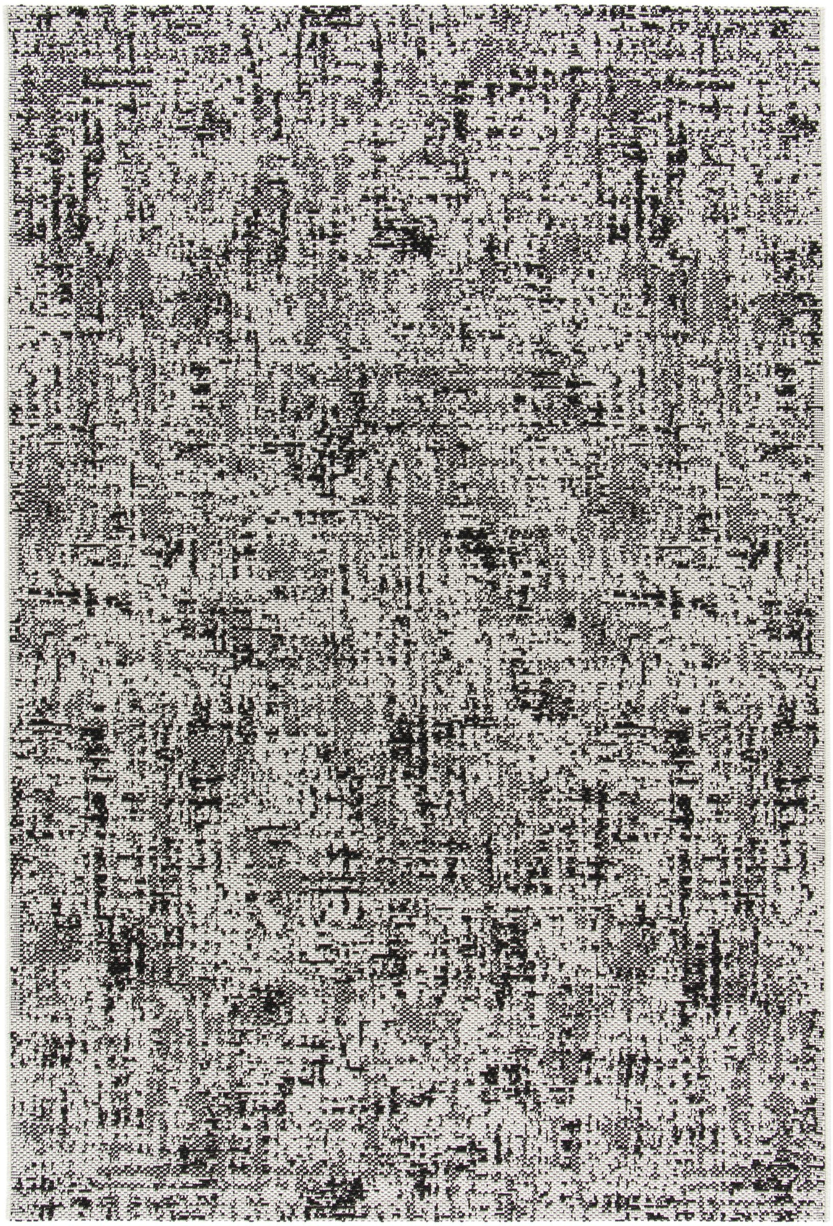 Grace Distressed Abstract Monochrome