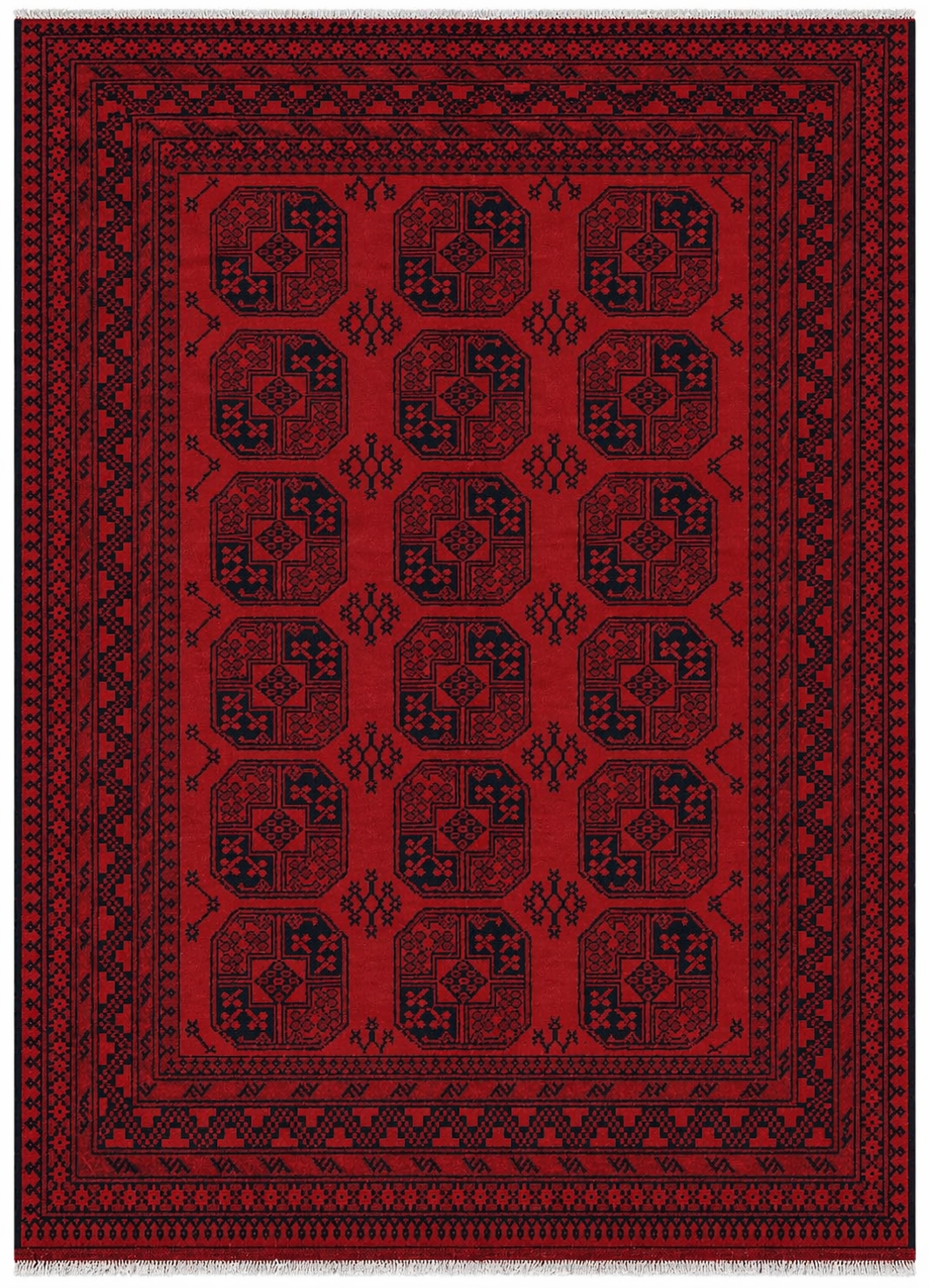 Afghan Aqcha Large Gul Rug