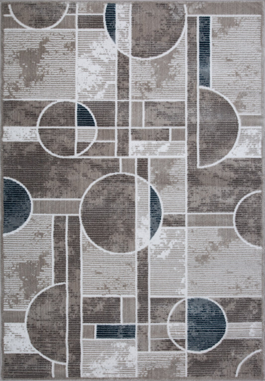 Darius Geometric Globe Grey