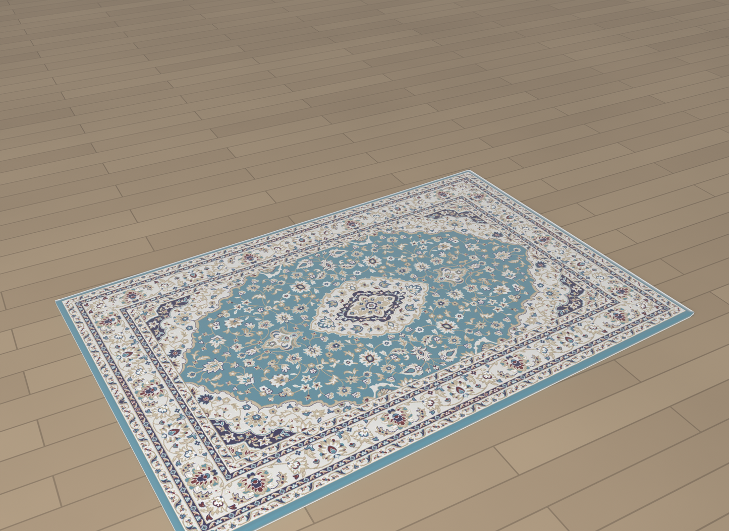 Kashmar Royal Medallion Teal