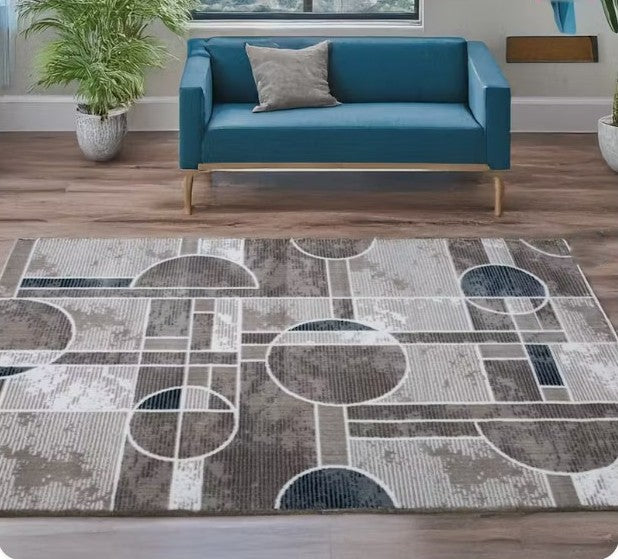 Darius Geometric Globe Grey