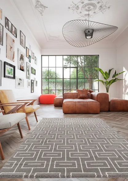 Elle Geometrical Square Line Design