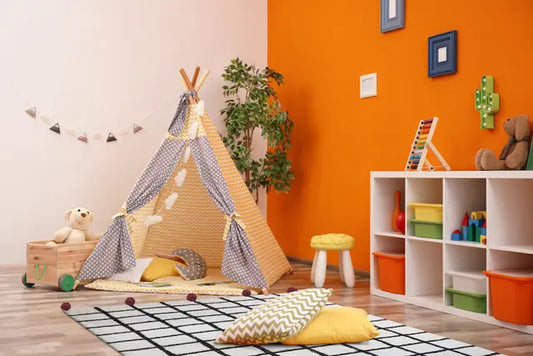 Kids Smart Rust Pom-Pom Patch