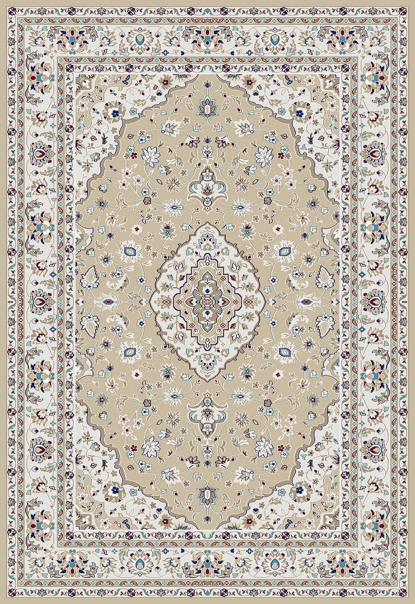 Kashmar Royal Medallion Sand