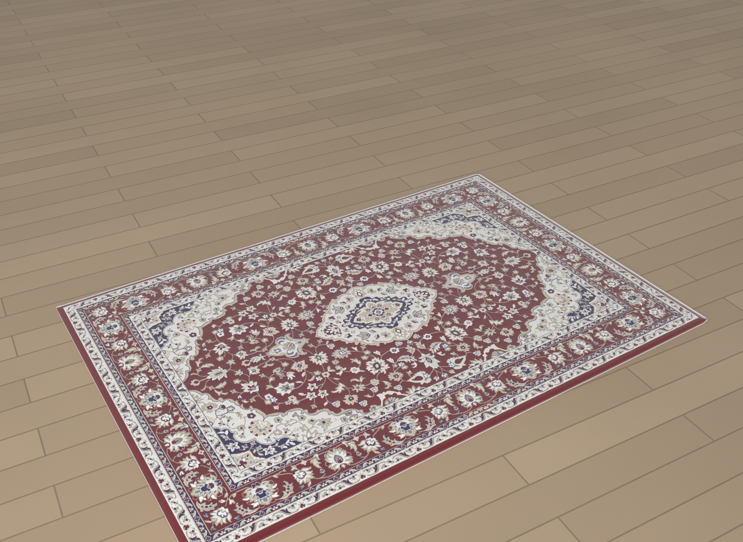 Kashmar Royal Medallion Red