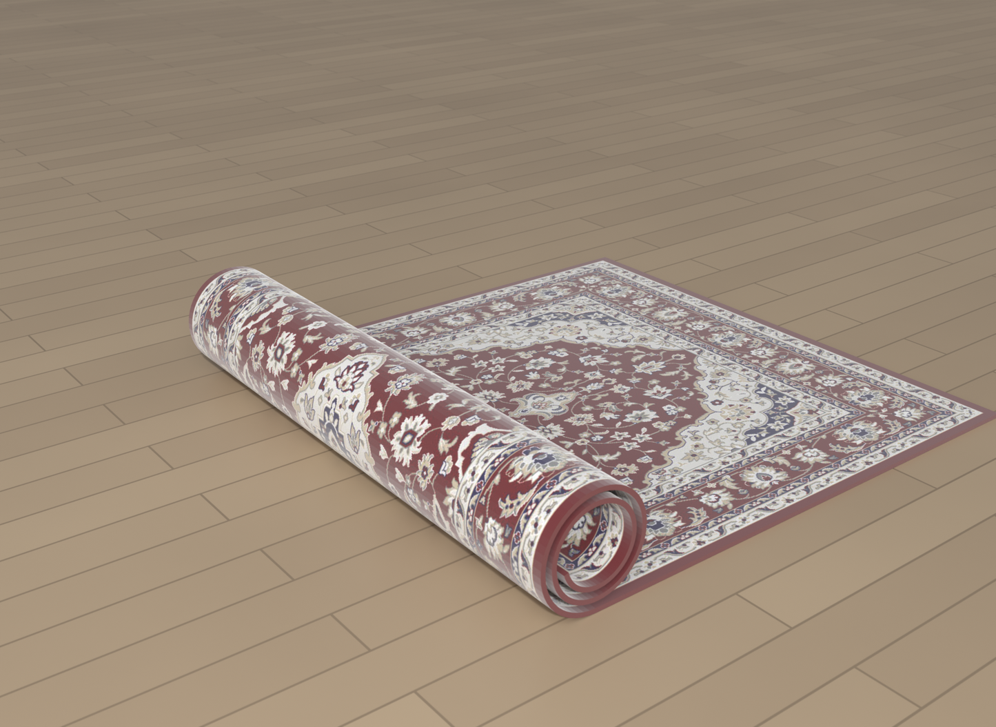 Kashmar Royal Medallion Red
