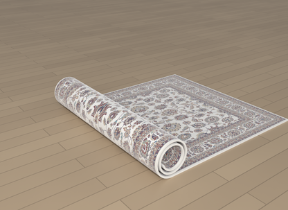 Kashmar Floral Garden Red Beige