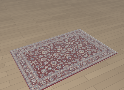 Kashmar Floral Garden Red