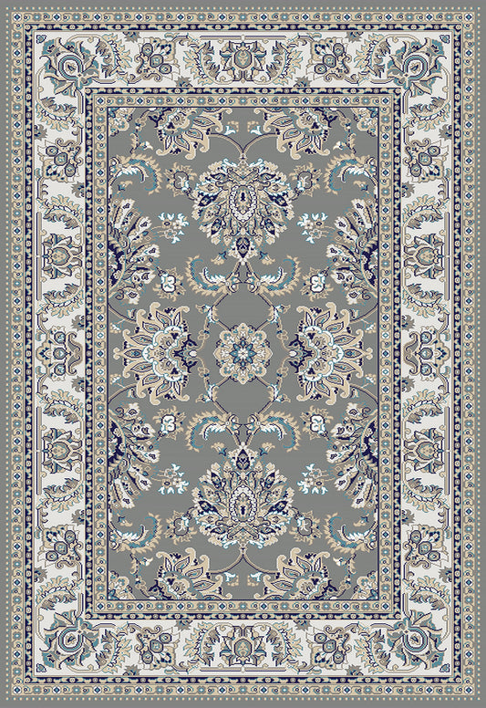 Kashmar Floral Garden Silver Grey