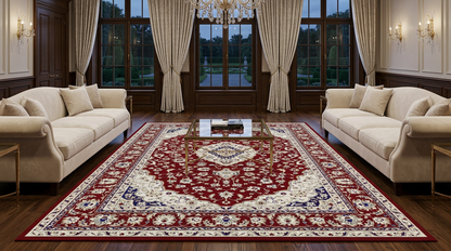 Kashmar Royal Medallion Red